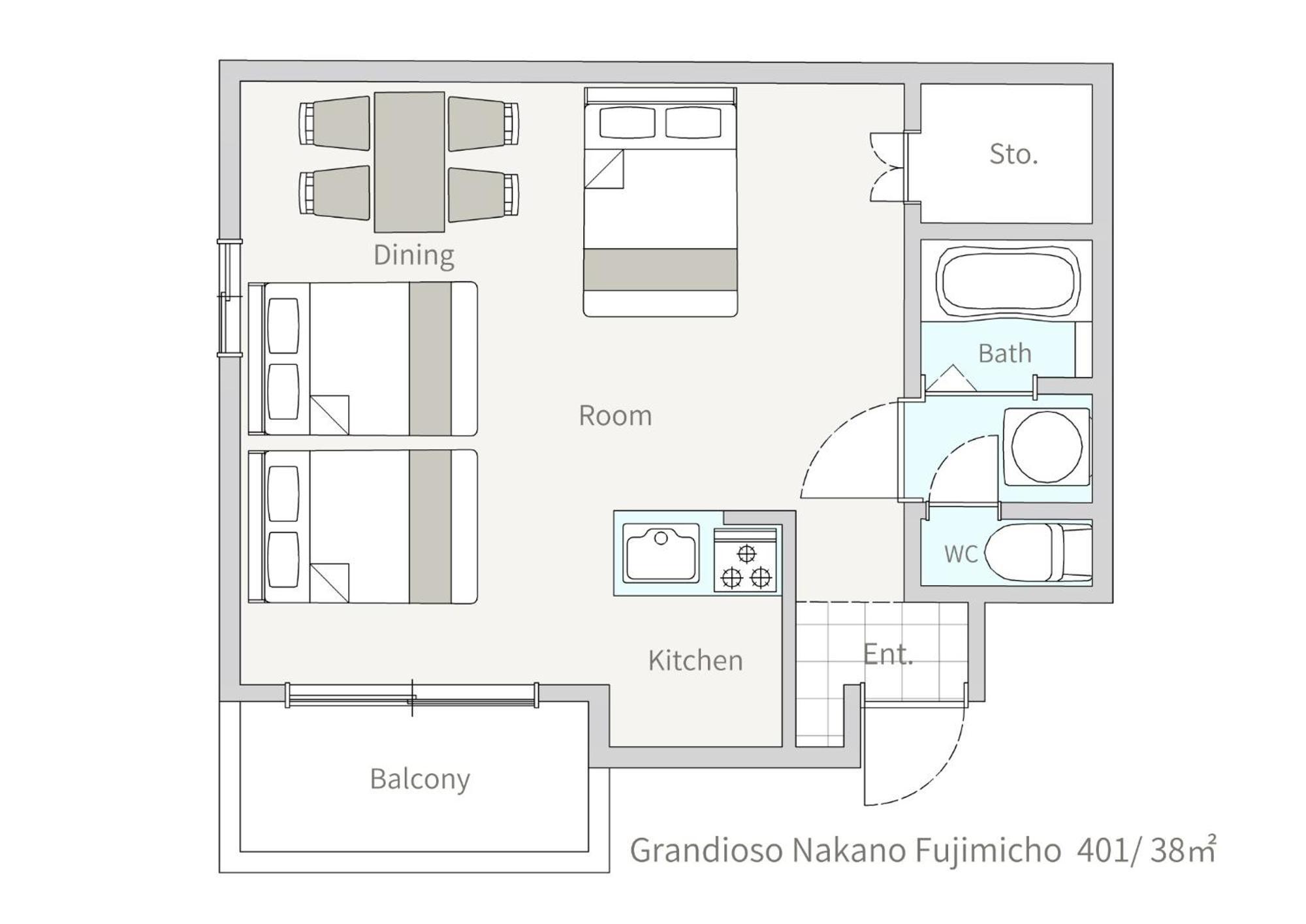 Green House Nakano Fujimicho - Vacation Stay 65992V Токіо Екстер'єр фото